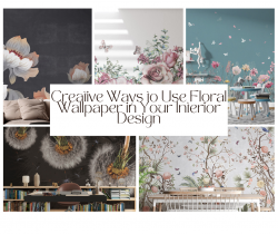 Creative Ways to Use Floral Wallpaper in Your Interior Design