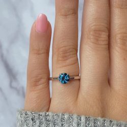 What Are the Benefits of a Dainty London Blue Topaz Rings?