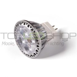 LED Lamp 12V, 3W, Warmwit, MR11, dimbaar