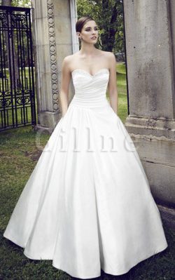 Abito da Sposa a Sala A Terra Lunghi Moda A-Line – Gillne.it