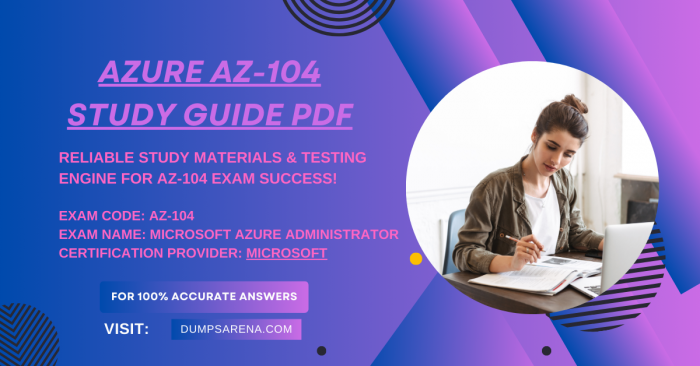 Azure AZ-104 Study Guide PDF: Free and Comprehensive