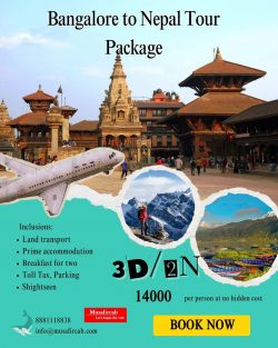 Bangalore to Nepal Tour Package, Nepal Tour Package from Bangalore