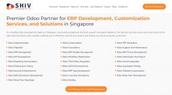 Best Odoo ERP & Customization Experts in Singapore – Shiv Technolabs