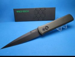 PROTECH GODFATHER 921 GREEN HANDLE TACTICAL BLADE PLAIN EDGE