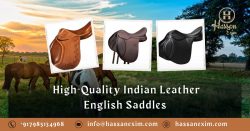 High-Quality Indian Leather English Saddles at an Affordable Price