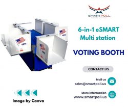 6-in-1 eSMART Multi-station Voting Booth