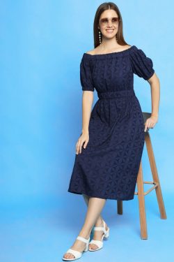 Shop Casual Cotton Floral Midi Dress for Women | Summer Dress