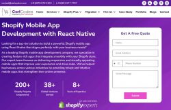 Shopify Mobile App Development with React Native Services by CartCoders