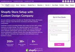 Shopify Store Setup with Custom Design Company | CartCoders