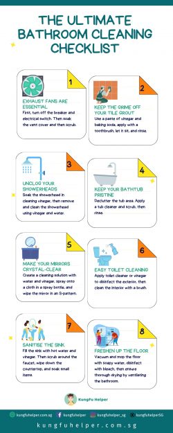 The Ultimate Bathroom Cleaning Checklist