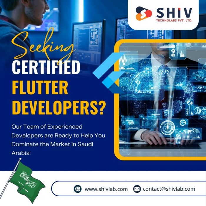 Top Flutter App Development Company in Saudi Arabia – Shiv Technolabs