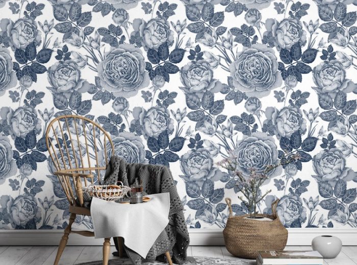 Vintage Flower Wallpaper | Timeless Elegance | Giffywalls