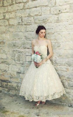 Abito da Sposa Cuore Elegante Cerniera Formale E Informale con Festone – Gillne.it