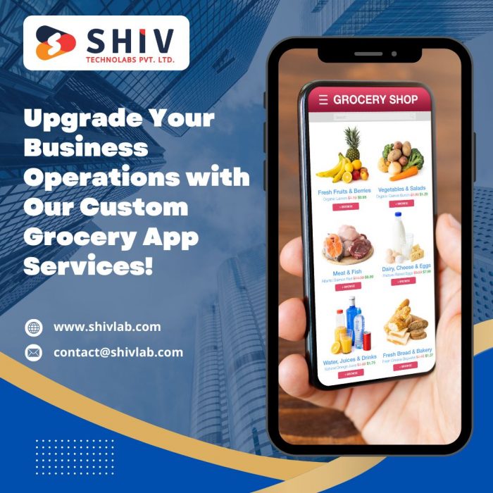 Best Grocery App Development Company – Shiv Technolabs