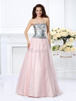 Duchesse-Linie Normale Taille Satin Herz-Ausschnitt Sittsames Partykleid – MeKleid.de