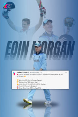 Happy Birthday Eoin Morgan