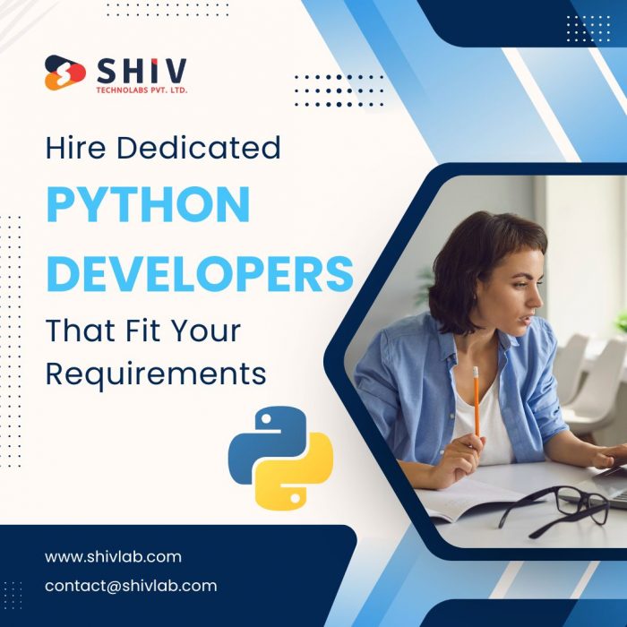 Hire Python Developers that Fits Your Requirements from Shiv Technolabs