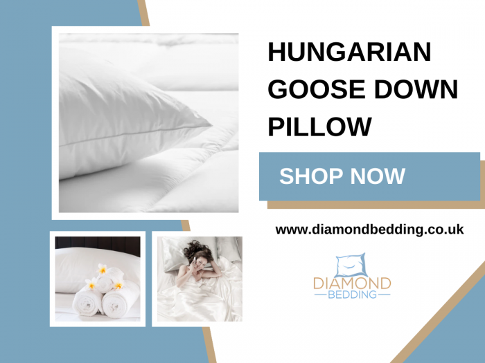 Hungarian Goose Down Pillows | Diamond Bedding