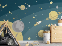 Space Wallpaper & Murals for Kids Room