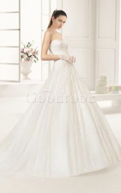 Robe de mariée sexy vintage romantique a eglise ligne a – GoodRobe