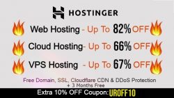 Get 82% OFF + extra 10% OFF all hosting plans at Hostinger