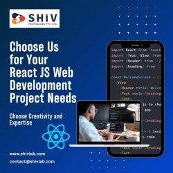 Best React JS Web Development Services by Shiv Technolabs