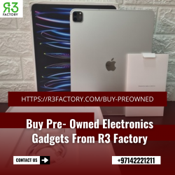 Buy Pre- Owned Electronics Gadgets From R3 Factory