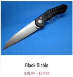 Black Tactical Diablo ($39.99 – $40.99)