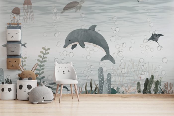 Ocean Life Wallpaper Mural