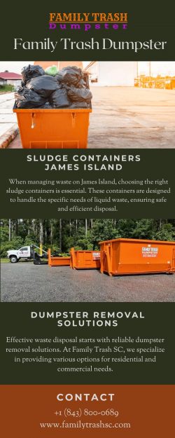 Sludge Containers James Island