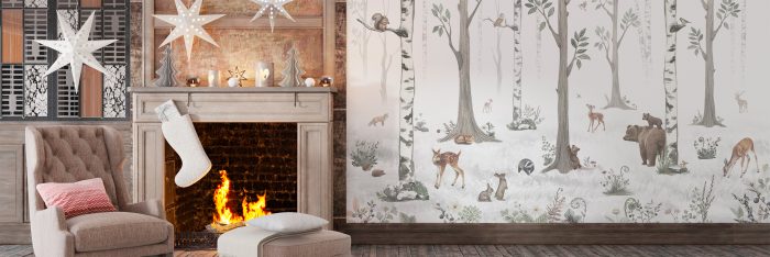 Holiday Magic on Your Walls: Creative Christmas Wallpaper