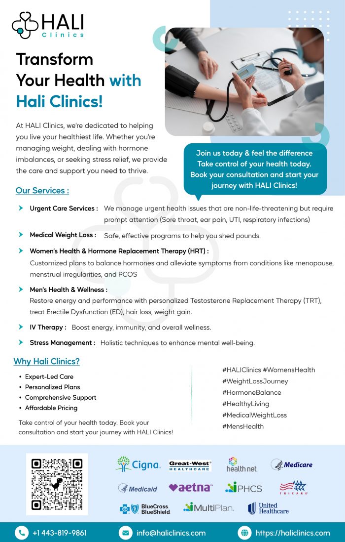 HALI Clinics – Healthcare Clinics in Maryland & Virginia