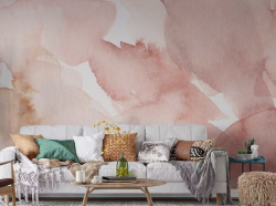 Soft Pink Delicate Artistic Wallpaper – Giffywalls