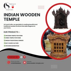 Hindu Home Mandir Exquisite Wooden Temples for Daily Prayers