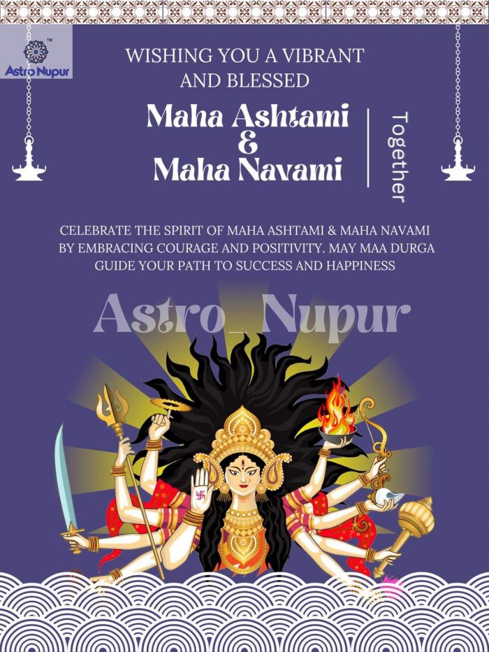 Celebrate the spirit of Maha Ashtami & Maha Navami by embracing courage and positivity.