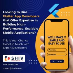 Hire Flutter App Developers that Offer Expertise | Shiv Technolabs