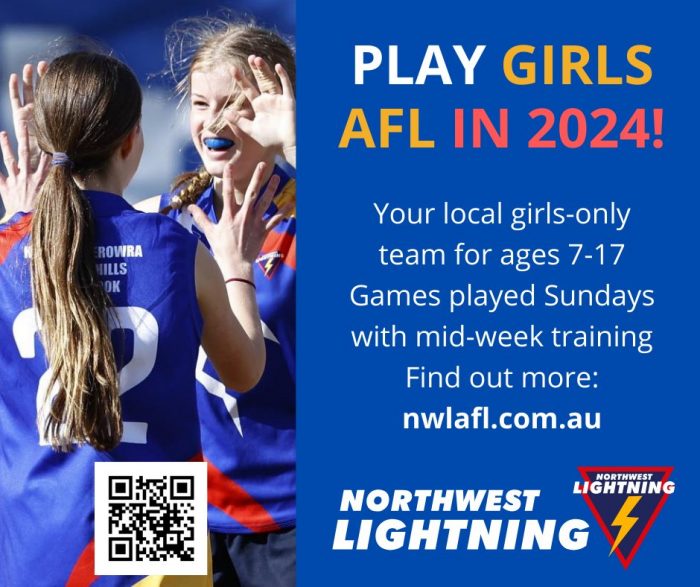 Play girls AFL football