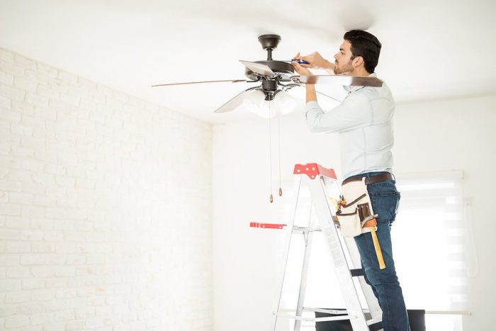 How To Install A Ceiling Fan Vs. The Cost Of A Professional