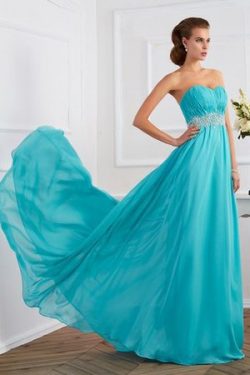 Perlenbesetztes Chiffon A-Linie Normale Taille Zwei Stück Ballkleid – MeKleid.de