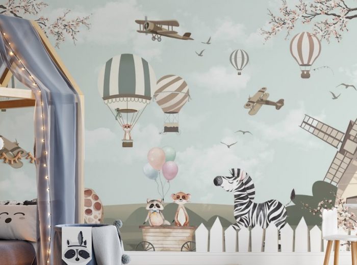 Playful Nursery Wallpaper