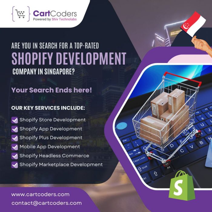 CartCoders is the Best Shopify Web Development Company in Singapore