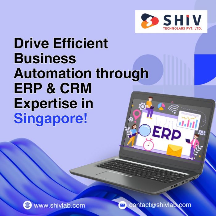 Top Rated ERP Development Company in Singapore – Shiv Technolabs