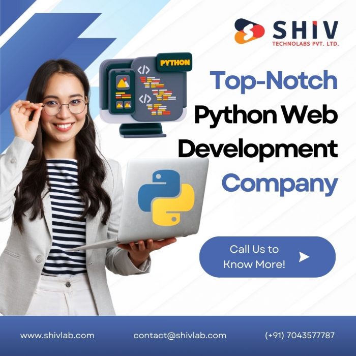 Top-Notch Python Web Development Company – Shiv Technolabs