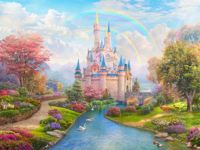 Enchanting Princess Castle Wallpaper – Fairy Tale Inspired