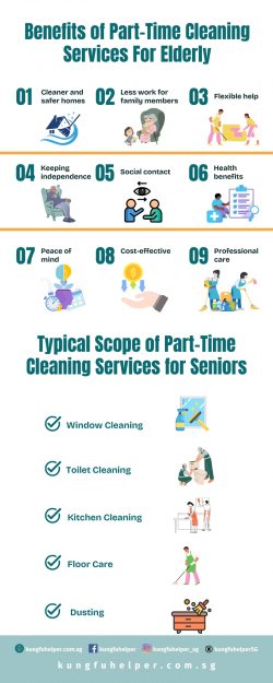 Benefits of Part-Time Cleaning Services for Elderly