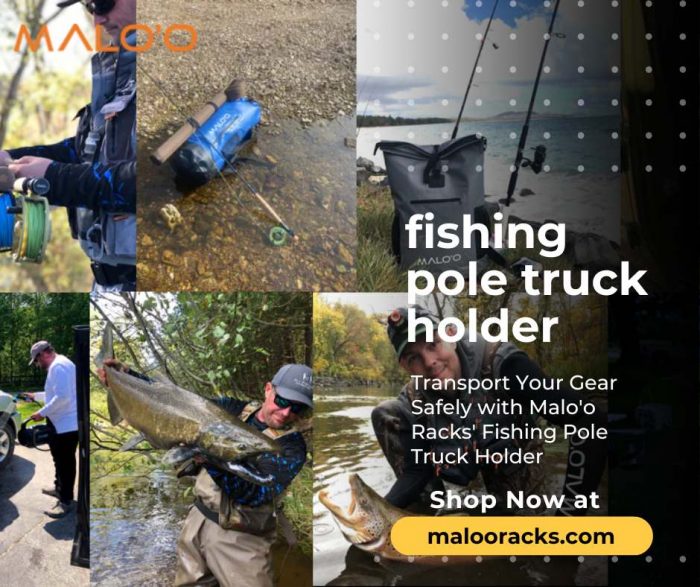 Transport Your Gear Safely with Malo’o Racks’ Fishing Pole Truck Holder