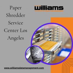 Paper Shredder Service Center Los Angeles