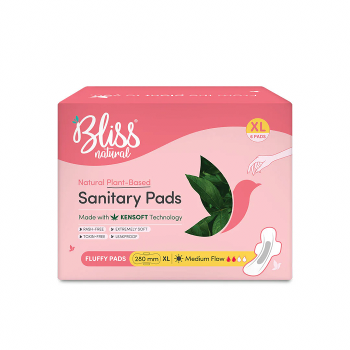 Bio-based Certified Bliss Natural xl sanitary pads for sale