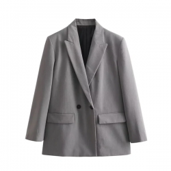 Shop the Trendy Oversize Grey Blazer: Perfect for Effortless Style and Comfort