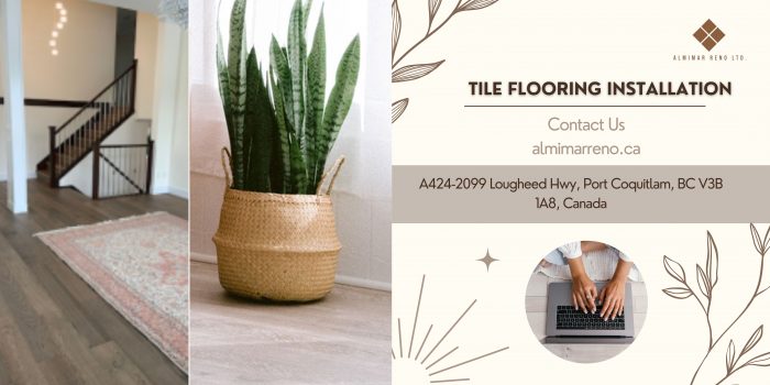 Professional Tile Flooring Installation Services by Almimar Reno Ltd